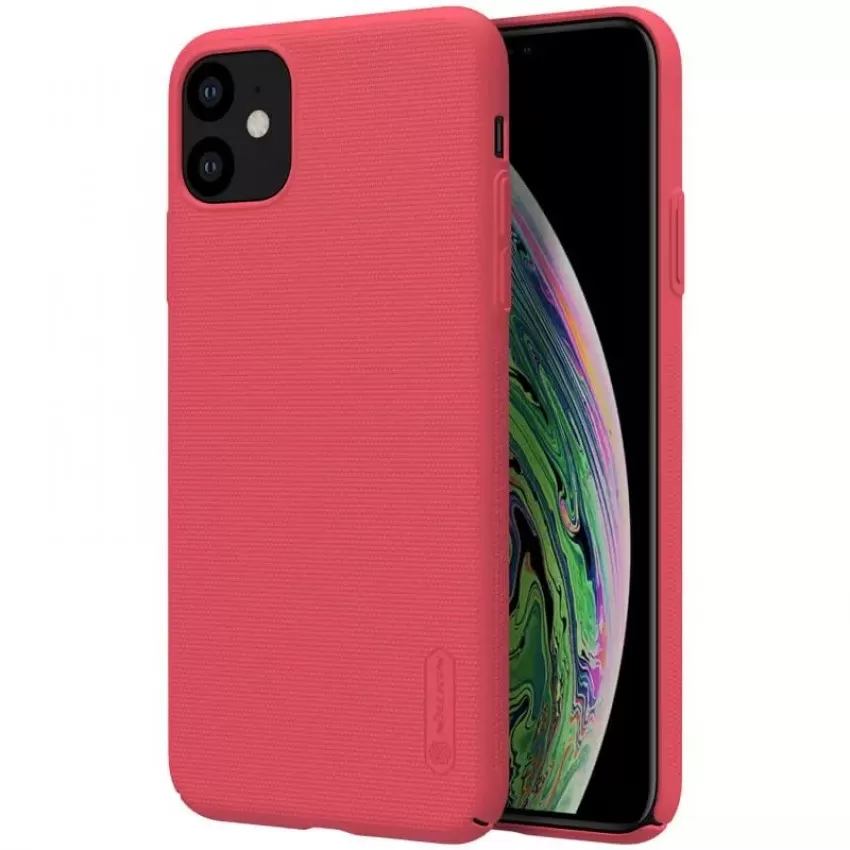 Telefoniümbris Nillkin Super Frosted Shield Xiaomi Redmi Note 12/Note 12 4G punane
