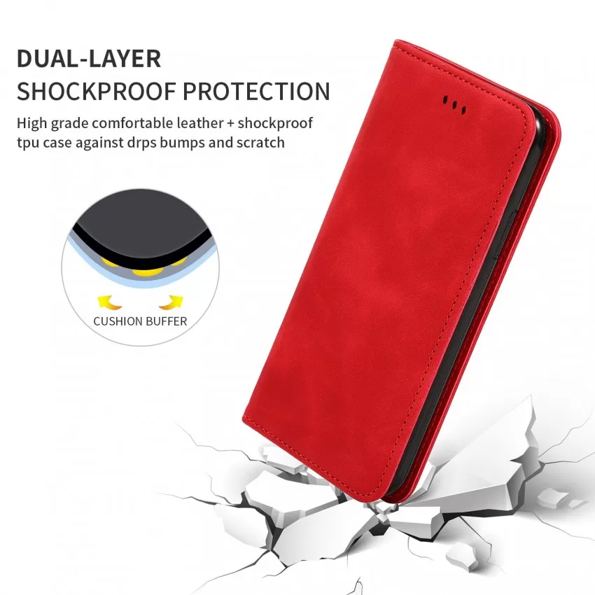 Maciņš Business Style Xiaomi Poco X6 Pro 5G sarkans