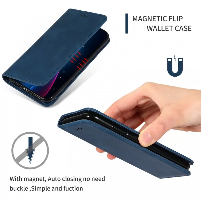 Maciņš Business Style Samsung A556 A55 5G tumši zils