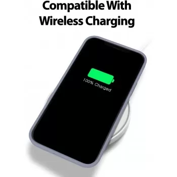 Maciņš Mercury Silicone Case Apple iPhone 12/12 Pro lavandas pelēka