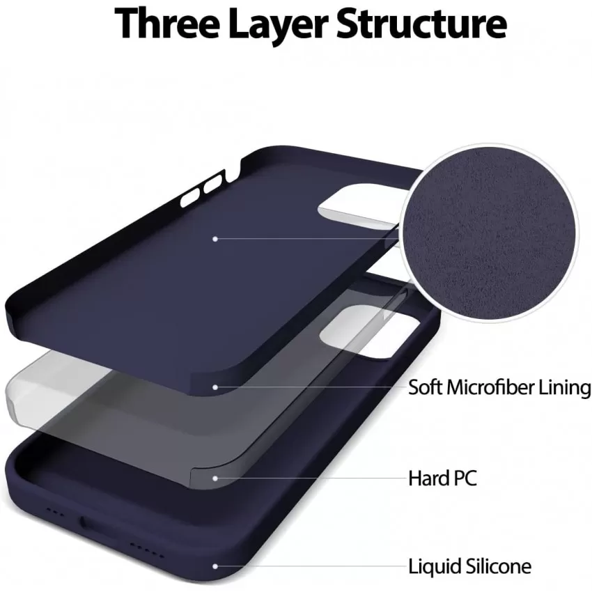 Maciņš Mercury Silicone Case Samsung A736 A73 5G tumši zils