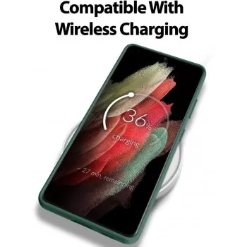 Maciņš Mercury Silicone Case Samsung S901 S22 5G tumši zaļa