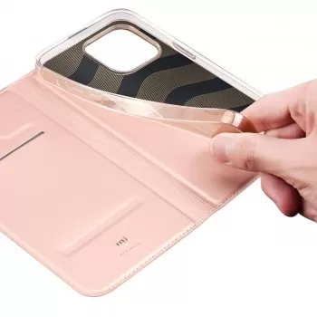 Maciņš Dux Ducis Skin Pro Apple iPhone 15 Plus rozā zelta