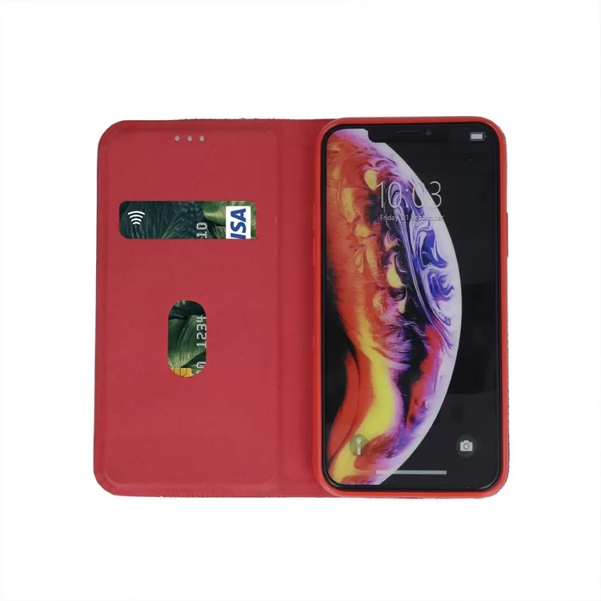 Maciņš Smart Senso Samsung A145 A14 4G/A146 A14 5G sarkans