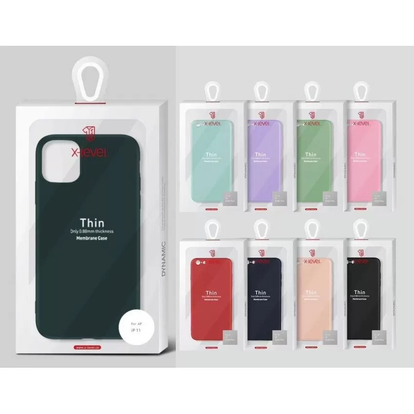 Maciņš X-Level Dynamic Apple iPhone 7/8/SE 2020/SE 2022 melns