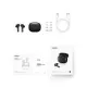 Bezvadu austiņas Ugreen WS106 HiTune T3 Active Noise-Cancelling Earbuds melnas