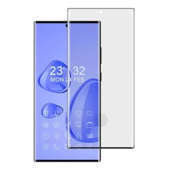 LCD kaitsev karastatud klaas 9D Curved Full Glue Samsung S908 S22 Ultra 5G must
