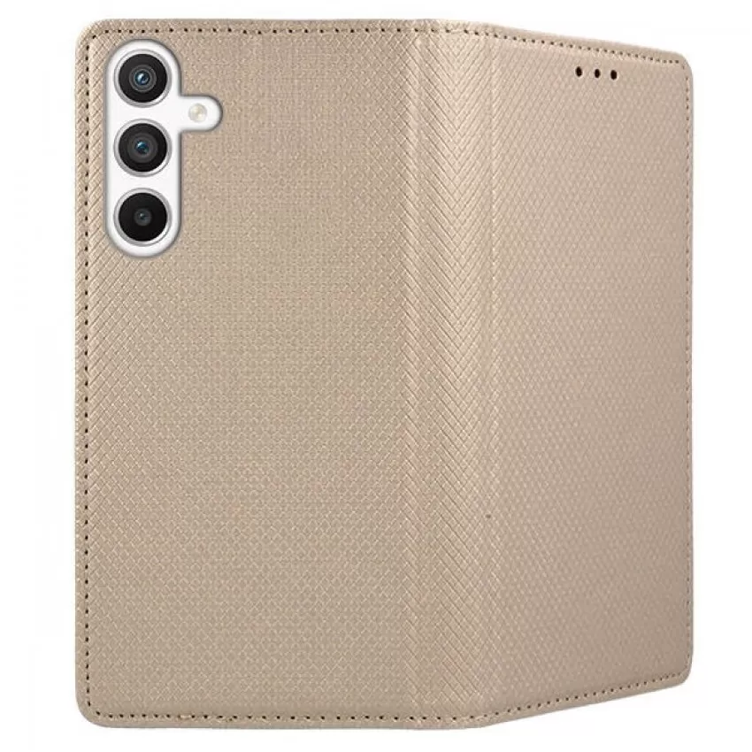 Maciņš Smart Magnet Samsung A556 A55 5G zelts