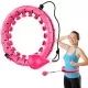 Masāžas vingrošanas riņķis Smart Hula Hoop HHP002 rozā