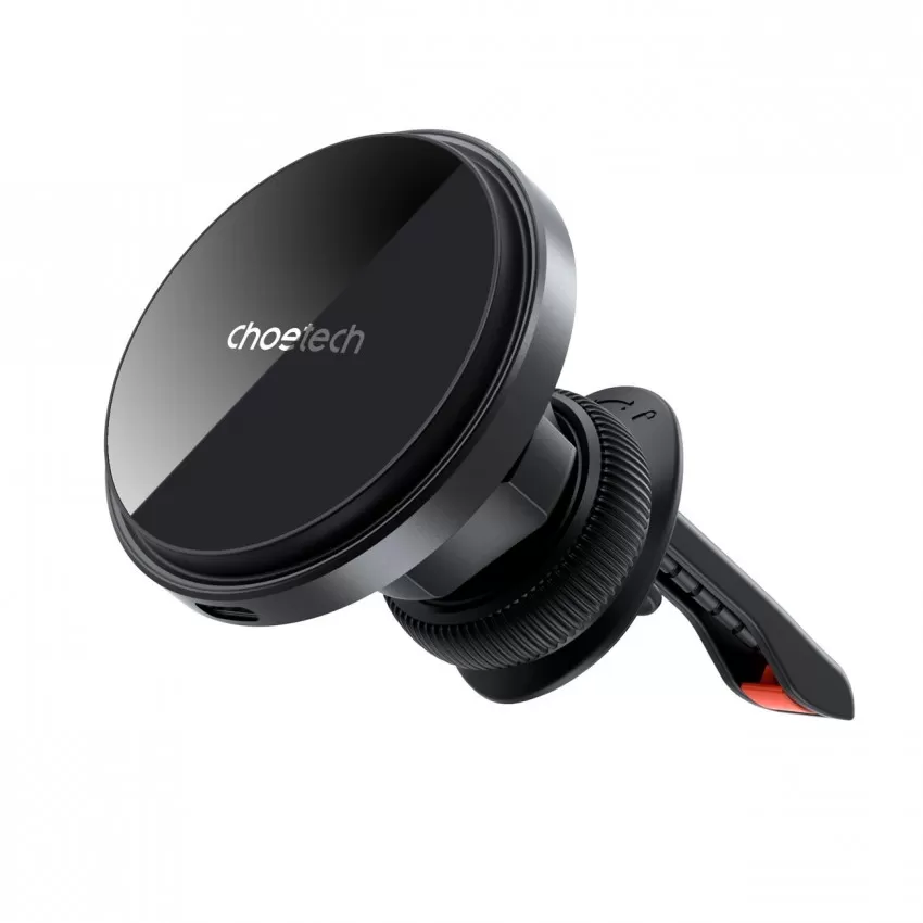 Auto lādētājs-turētājs Choetech T204-F MagSafe 15W melns