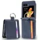 Maciņš Mercury Basic Diary Samsung F741 Z Flip6 tumši zils