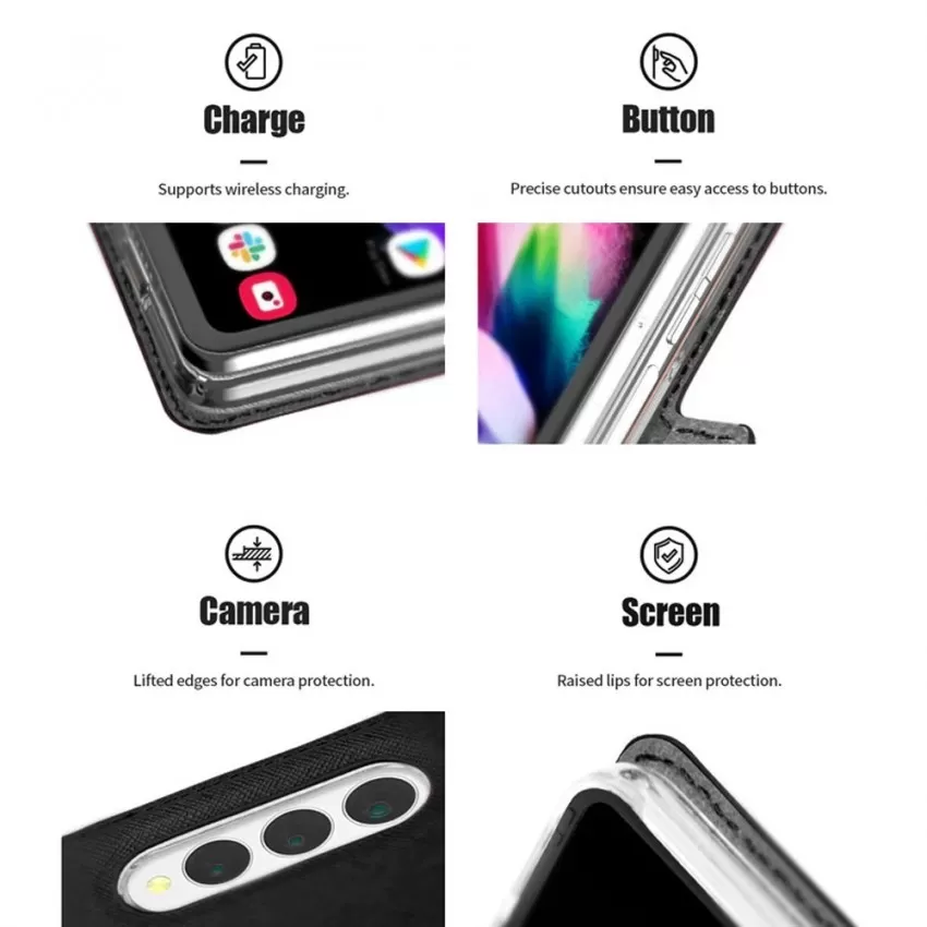 Telefoniümbris Mercury Premium Diary Samsung F956 Z Fold6 must