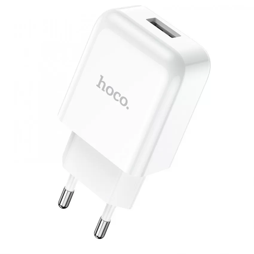 Laadija Hoco N2 10W USB-A valge
