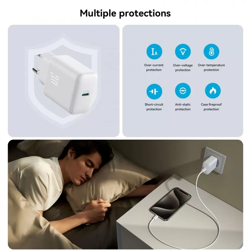 Lādētājs Joyroom JR-TCF24 30W USB-C balts