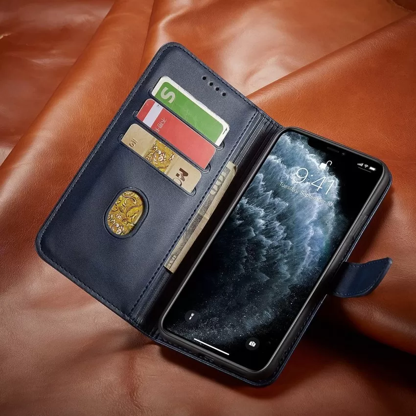 Telefoniümbris Wallet Case Xiaomi Redmi Note 14 5G sinine