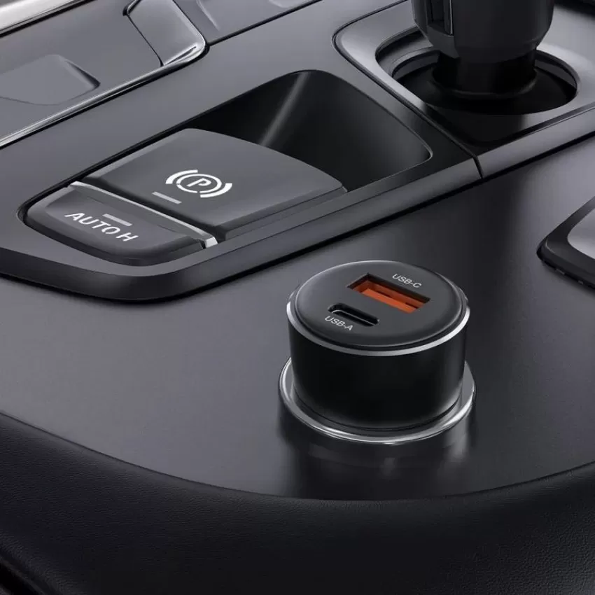 Autolaadija Acefast B12 60W USB-C/USB-A must