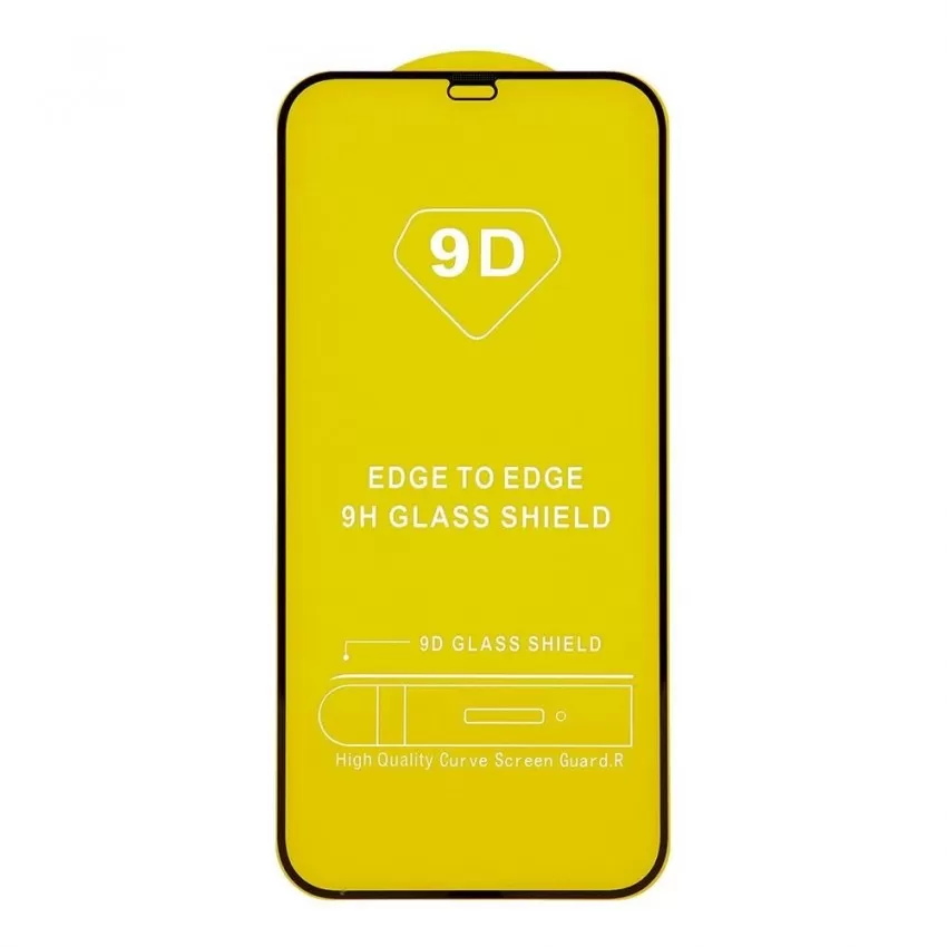 LCD aizsargstikls 9D Full Glue priekš Samsung S931 S25 melns