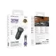 Autolaadija Borofone BZ32A USB-C/USB-A 30W + USB-C to Lightning cable hall