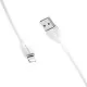 USB kabelis Borofone BX19 USB-A to Lightning 1.0m balts