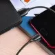 USB kabelis Borofone BX19 USB-A to MicroUSB 1.0m melns