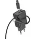 Laadija Hoco N63 30W GaN USB-C/USB-A + USB-C to USB-C cable 1.0m must