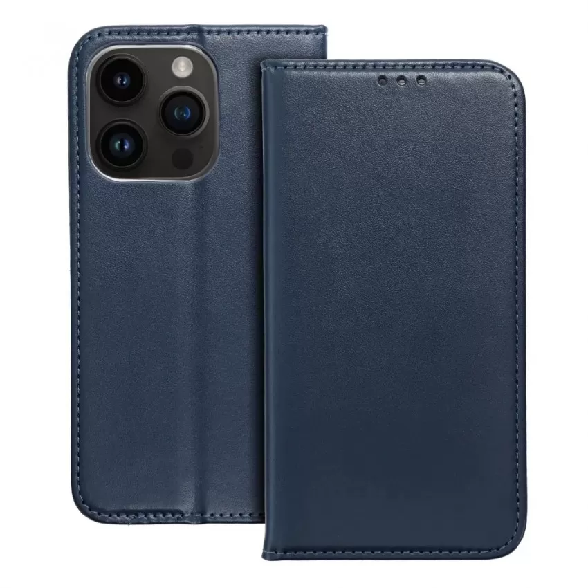 Maciņš Smart Magnetic Xiaomi Redmi 14C/Redmi A4/Poco C75 tumši zils