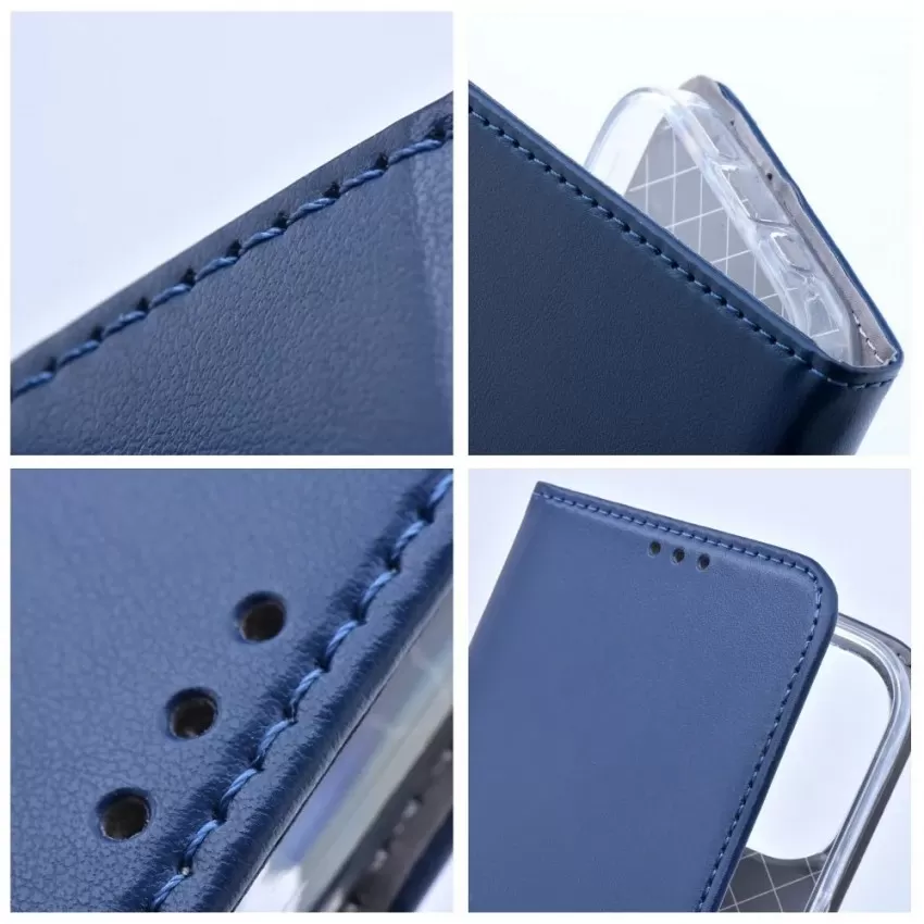 Maciņš Smart Magnetic Xiaomi Redmi 14C/Redmi A4/Poco C75 tumši zils