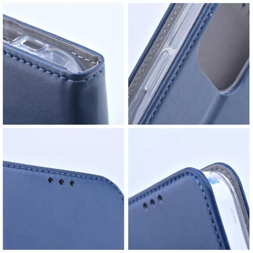 Maciņš Smart Magnetic Xiaomi Redmi 14C/Redmi A4/Poco C75 tumši zils