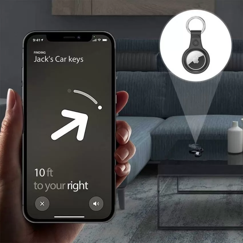 Atslēgu piekariņš Dux Ducis TPU Secure Holder Apple AirTag 4Pack