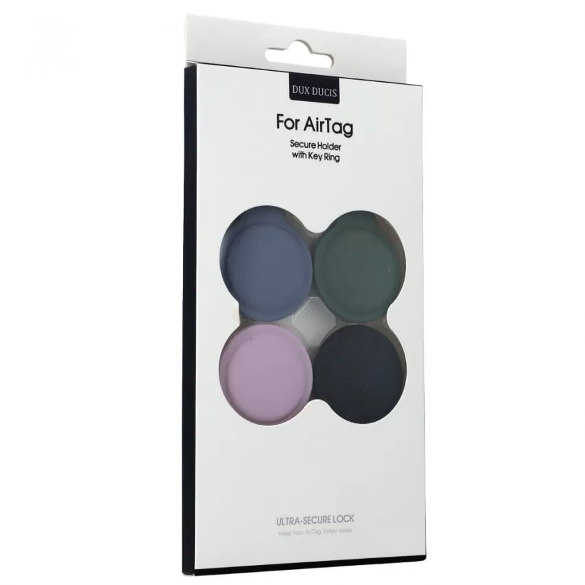 Atslēgu piekariņš Dux Ducis TPU Secure Holder Apple AirTag 4Pack