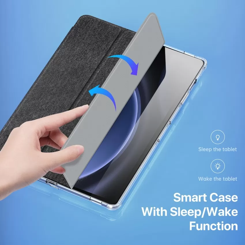 Maciņš Dux Ducis Unid Samsung X710/X716 Tab S9/X510/X516 Tab S9 FE melns