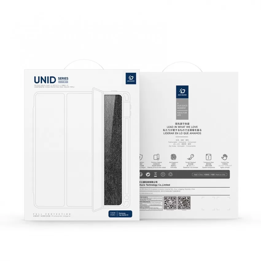 Maciņš Dux Ducis Unid Samsung X710/X716 Tab S9/X510/X516 Tab S9 FE melns
