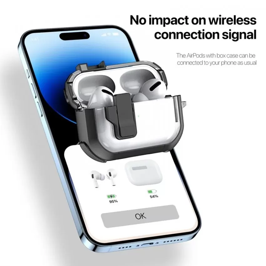 Maciņš Dux Ducis PECN Apple AirPods 4 melns
