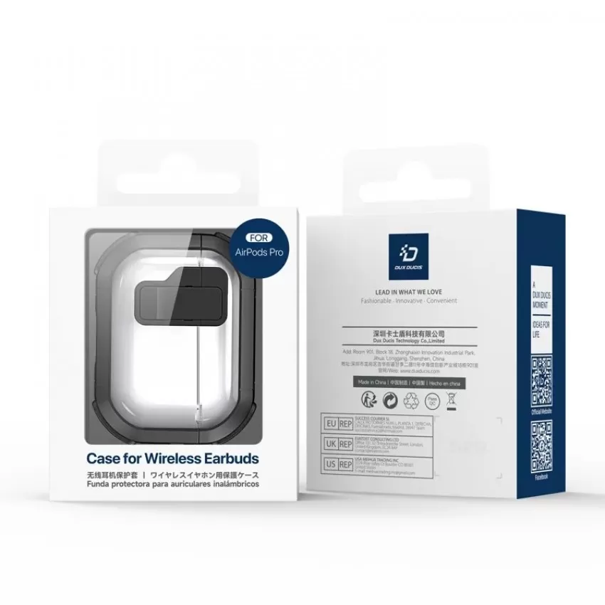 Maciņš Dux Ducis PECN Apple AirPods 4 melns