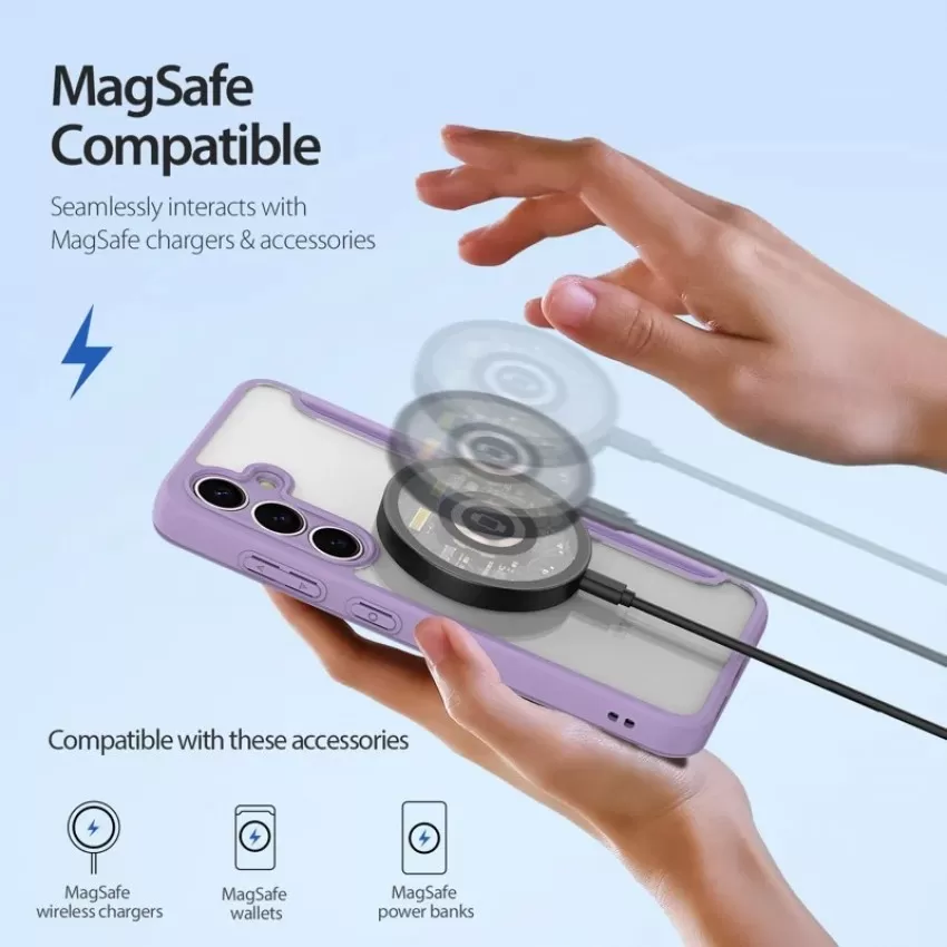 Maciņš Dux Ducis Skin X Pro priekš Samsung S936 S25 Plus violets