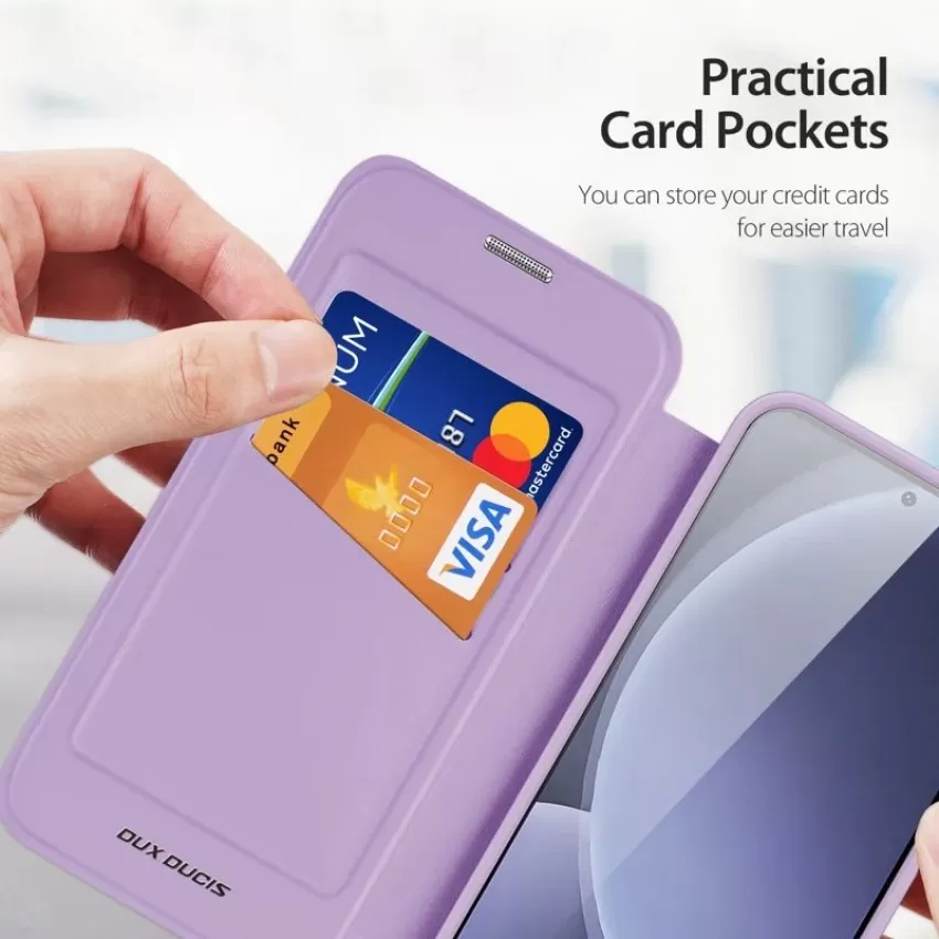 Maciņš Dux Ducis Skin X Pro priekš Samsung S936 S25 Plus violets
