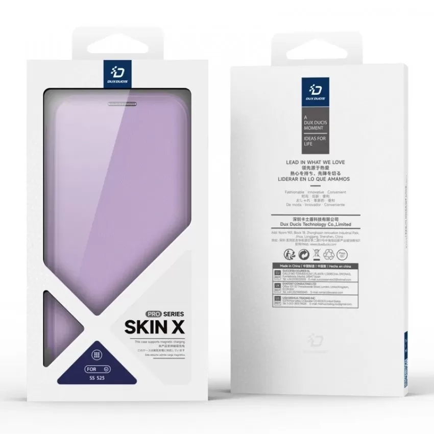 Maciņš Dux Ducis Skin X Pro priekš Samsung S936 S25 Plus violets