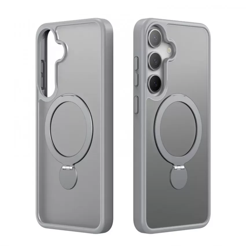 Maciņš Dux Ducis Yind With Magnetic Stand priekš Samsung S936 S25 Plus pelēks