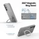 Maciņš Dux Ducis Yind With Magnetic Stand priekš Samsung S936 S25 Plus pelēks