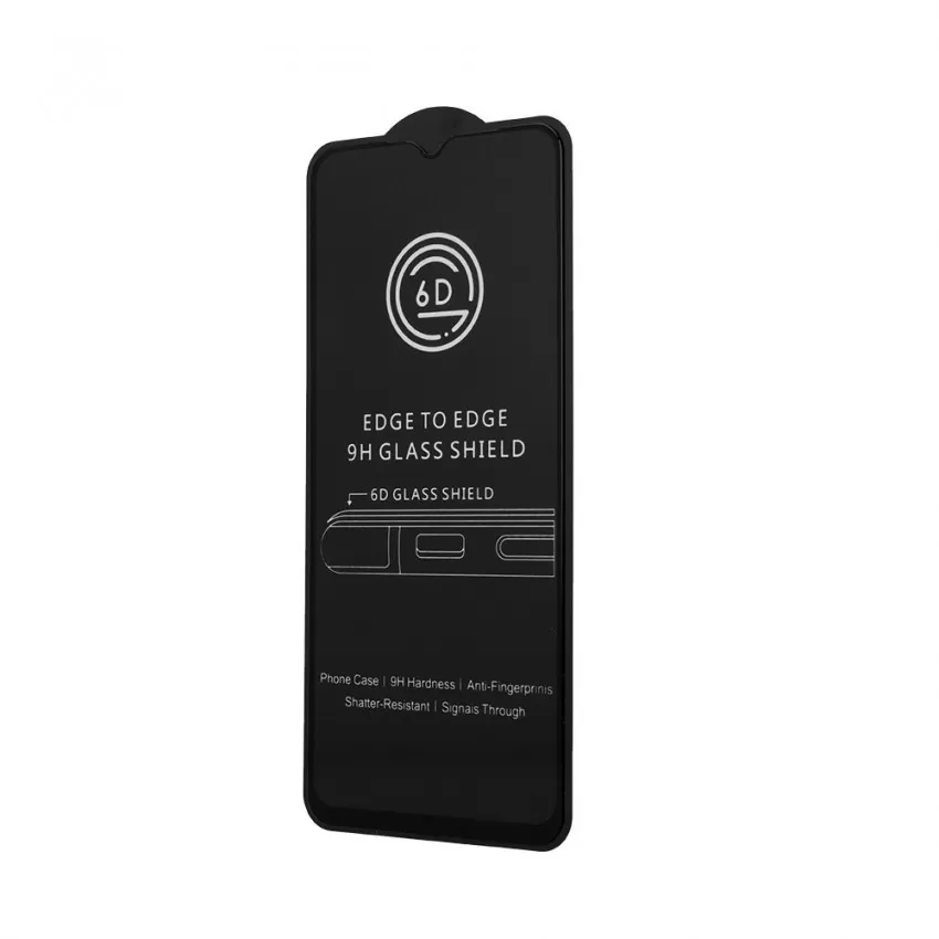 LCD aizsargstikls 6D Xiaomi Redmi Note 14 5G melns