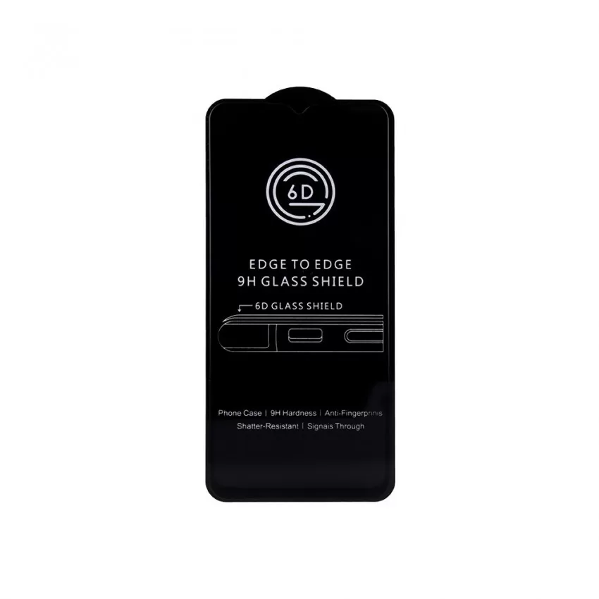 LCD aizsargstikls 6D Xiaomi Redmi Note 14 5G melns