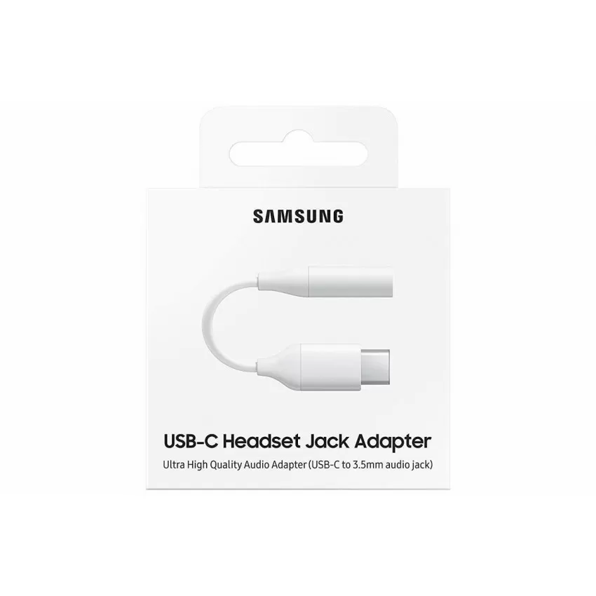 Audio adapteris Samsung USB-C to 3.5mm EE-UC10JUWEGWW balts