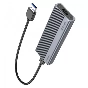Cietā diska korpuss Hoco HB47 M.2 SSD Enclosure USB3.1/6Gbps