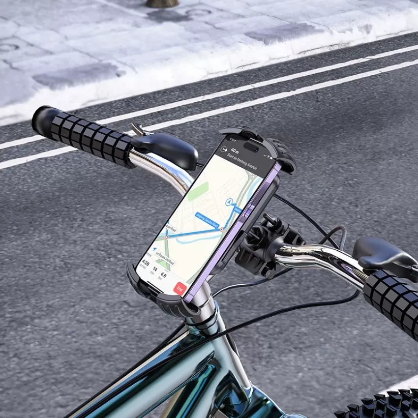 Velosipēds, motocikls tālruņa turētājs Borofone BH105 melns