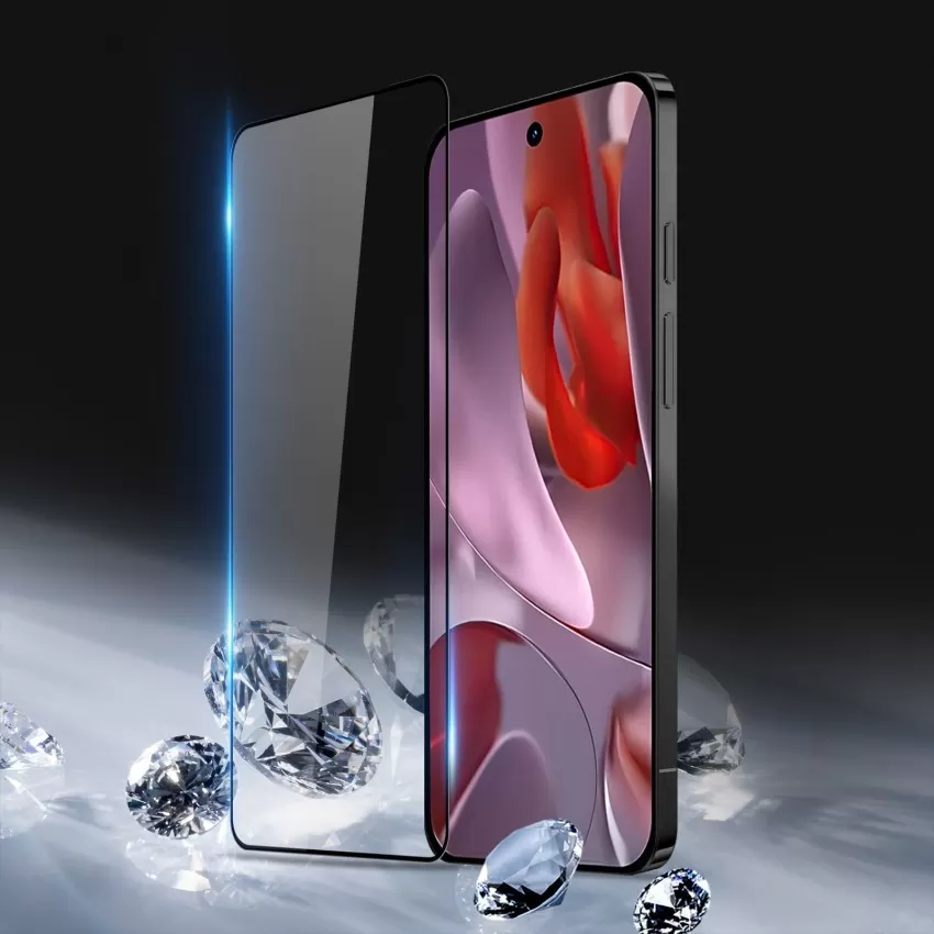 LCD aizsargstikls Dux Ducis 10D Google Pixel 9a melns