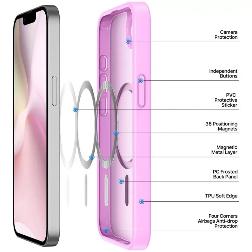 Telefoniümbris Dux Ducis Yind Apple iPhone 16e roosa