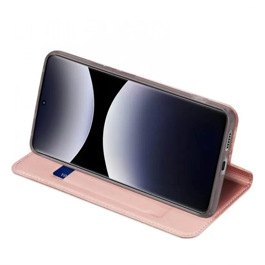Maciņš Dux Ducis Skin Pro Xiaomi Redmi Note 14 Pro 4G rozā-zelts