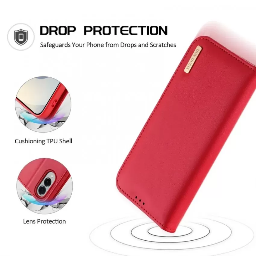 Maciņš Dux Ducis Hivo priekš Samsung S937 S25 Edge sarkans