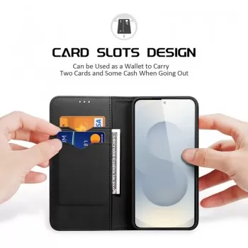 Maciņš Dux Ducis Hivo priekš Samsung S937 S25 Edge melns
