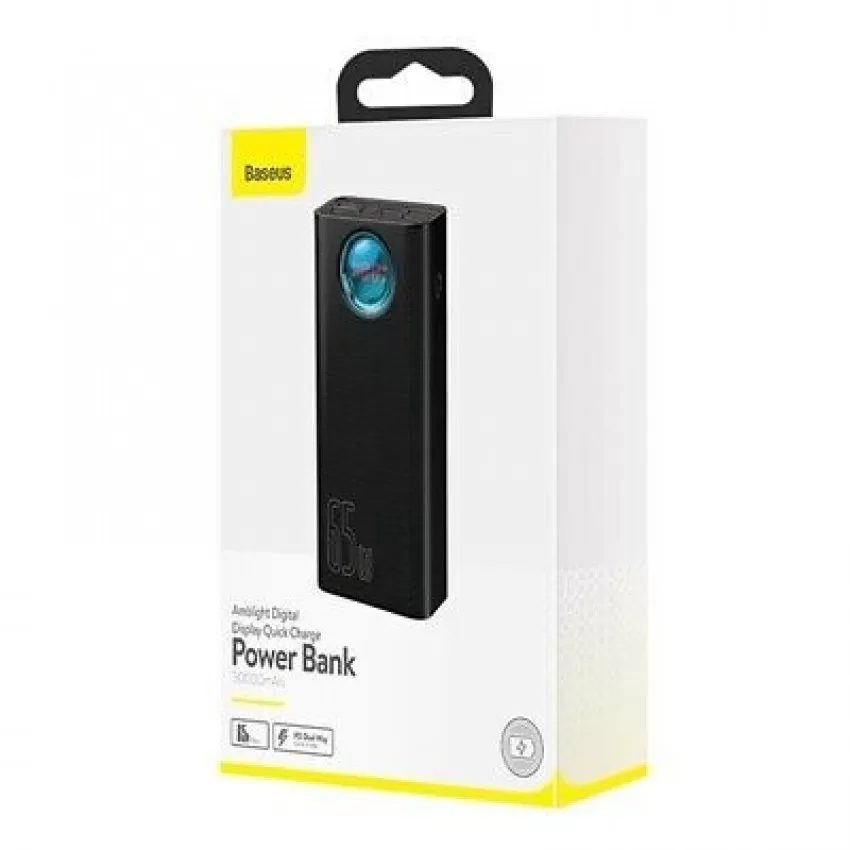 Arejais-akumulators Power Bank Power Bank Baseus Amblight 65W 30000mAh melna PPLG000101